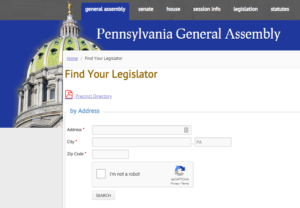 PA Legislator Finder